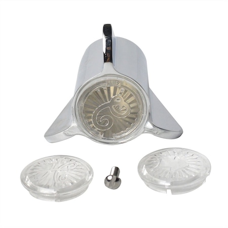 Thrifco Plumbing Metal Faucet Handle for Sayco, 1-3/8-Inches x 2-Inch, Replaces 4401536